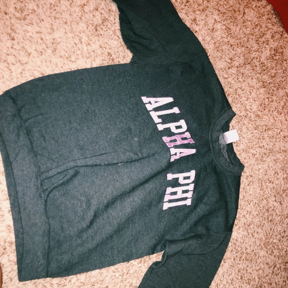 alpha phi crew neck